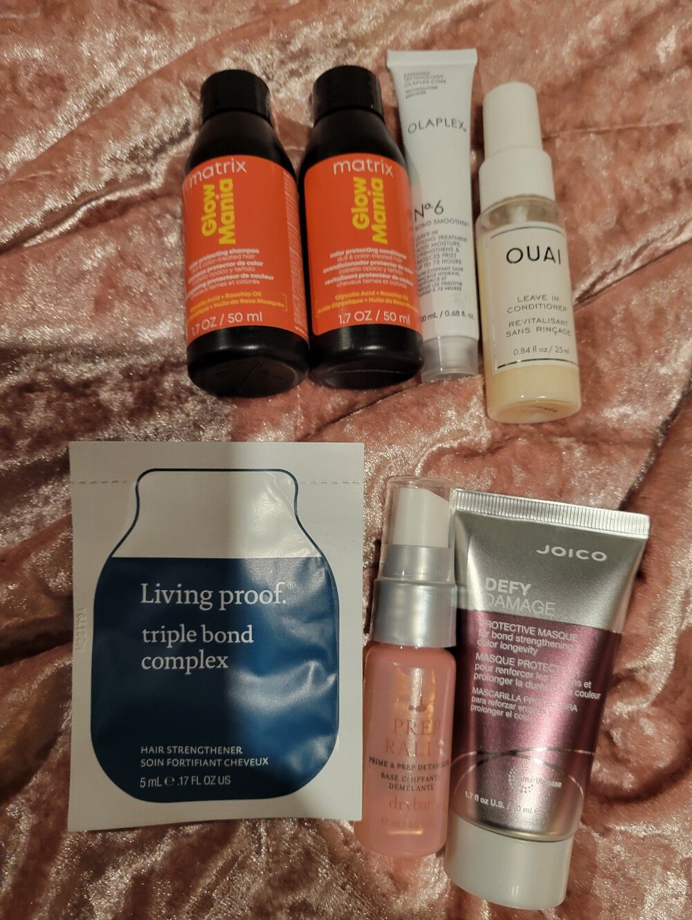 Hair Care Bundle- Shampoo, Conditioner, Treatments & Styling Travel Sizes